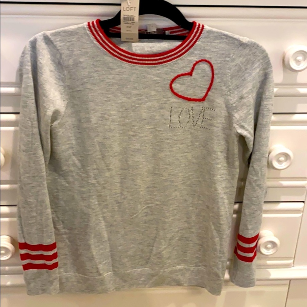 Loft Valentine’s Day Sweater